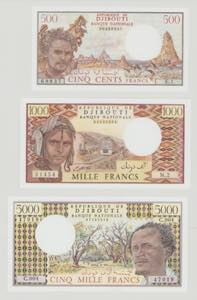 Djibouti, 500 Francs, ND, E.1 69837, P36a, ... 