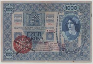Hungary 1000 Korona, old date 2.1.1902, ... 