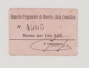 Italy, POW, WWI., Sala Consilina, 5 ... 