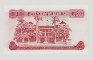 Mauritius, 10 Rupees, ND, A/1 ... 