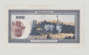 Romania 500 Lei, 26.5.1939, J/3 ... 