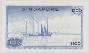 Singapore 100 Dollars, ND, A/5 ... 