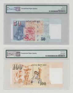 Singapore 50 Dollars, no date, 4MH ... 