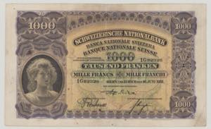 Switzerland 1000 Franken, 16.6.1931, ... 