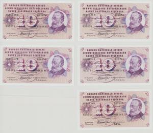 Switzerland, 10 Francs, 23.12.1959, Sig. 41, ... 