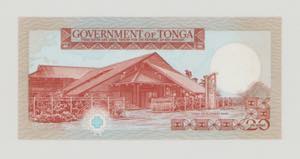 Tonga, 20 Paanga, 30.6.1989, A/1 ... 
