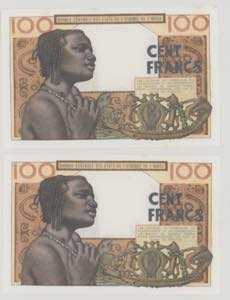 West African States 100 Francs, ... 
