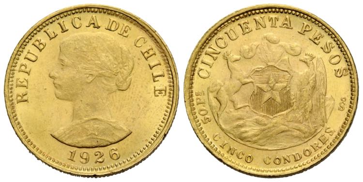 Republik / Republic 50 Pesos 1926. ... 