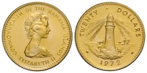 Elizabeth II., seit 1952 20 Dollars 1972 ... 