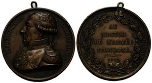 Paris Bronzemedaille / Bronze medal 1817 ... 