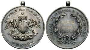 Genua / Genova Silbermedaille / Silver medal ... 