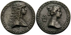 Maximilian I. 1493-1519 Bronzegussmedaille / ... 