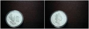 50 Dollars 1992 39.0 mm. 31.2 g x 52 Silber ... 