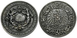 Frankfurt Silbermedaille / Silver medal 1887 ... 