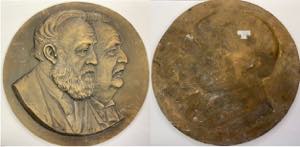Relief Kupferplakette / Copper plaque 1926 ... 