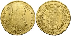 Fernando VII. 1808-1824 8 Escudos 1813 NR ... 
