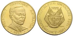 Republik / Republic  50 Francs 1965. 27.5 ... 