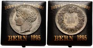 Bern / Berne Medaillen / Medal  Versilberte ... 
