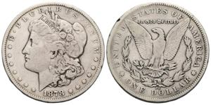 Carson City  1 Dollar 1878. 38 mm. Silber / ... 