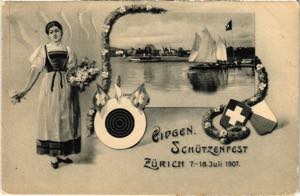 Postkarten Schweiz  1907 / 1907 / 1924. ... 