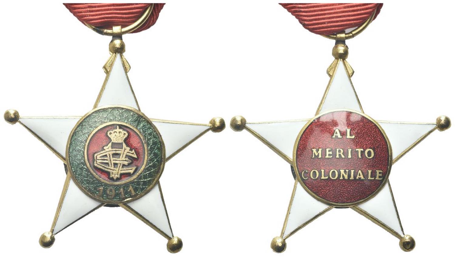 ROMA Ordine Coloniale della Stella d'Italia, ... - Numismatica Ranieri  Numismatic Auctions, image size:1500x846