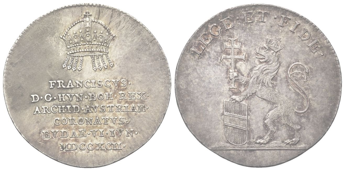 UNGHERIA Francesco I (II) d'Asburgo Lorena, ... - Numismatica Ranieri  Numismatic Auctions, image size:1318x652