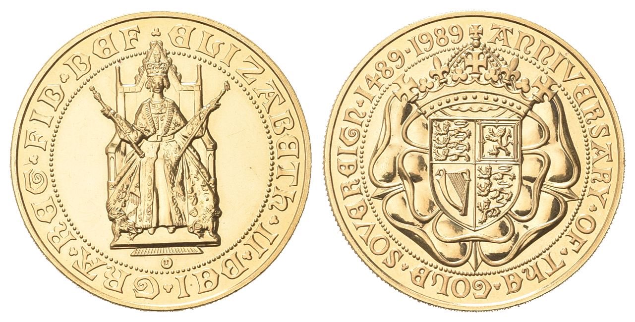 GRAN BRETAGNA Elisabetta II, dal 1952. 5 Sterline ... - Numismatica Ranieri  Numismatic Auctions, image size:1281x650