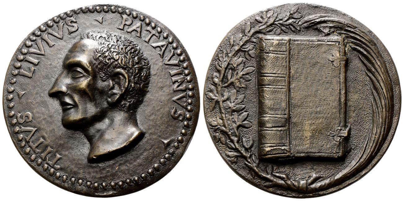 PADOVA Tito Livio (storico), 59 a. C.- 17 d. C. ... - Numismatica Ranieri  Numismatic Auctions, image size:1302x648