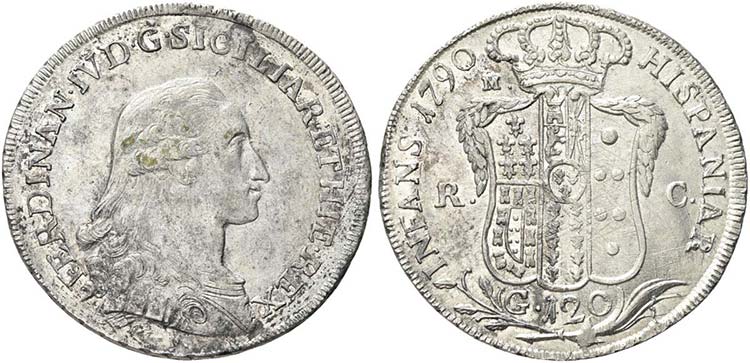NAPOLI.  Ferdinando IV (I) di ... 