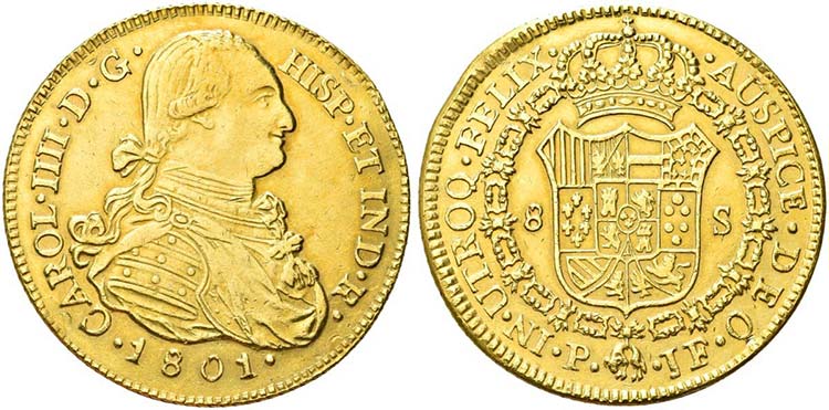 COLOMBIA.  Carlo IV, ... 