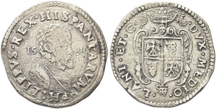 MILANO - Filippo II di Spagna, ... 