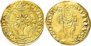 BOLOGNA.  Giulio II (Giuliano della Rovere), ... 