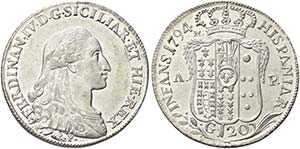NAPOLI.  Ferdinando IV (I) di Borbone, ... 