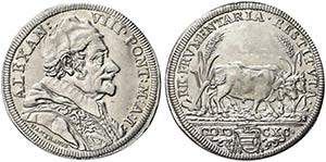 ROMA.  Alessandro VIII (Pietro Ottoboni), ... 