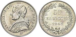 ROMA.  Gregorio XVI (Bartolomeo Alberto ... 