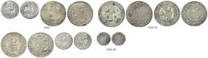 AUSTRIA.  Lotto di n. 7 monete austriache: ... 