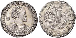 NAPOLI - Filippo II di Spagna, Re di Napoli ... 