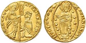 ROMA - Senato romano, sec. XIV-XV. Ducato. ... 