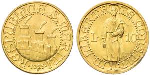 SAN MARINO - Vecchia monetazione, 1864-1938. ... 