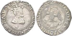 SICILIA - Carlo V D’Asburgo, Re di Spagna, ... 