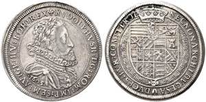 AUSTRIA - Rudolf II, 1576-1612. Tallero ... 