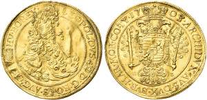 AUSTRIA - Leopoldo I, 1657-1705. 3 Ducati ... 