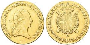 AUSTRIA - Francesco II, 1792-1806. 1/2 ... 