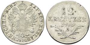AUSTRIA - Francesco II, 1792-1806. 12 ... 