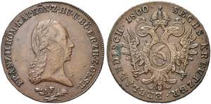 AUSTRIA - Francesco II, 1792-1806. 6 Kreuzer ... 