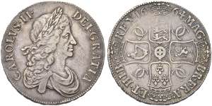 GRAN BRETAGNA - Carlo II, 1660-1685. Corona ... 