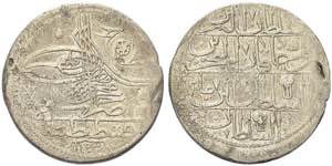 TURCHIA - Mahmud I, 1730-1754. Kurush 1143. ... 