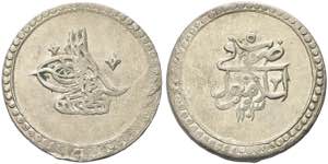 TURCHIA - Selim III, 1789-1807. 2 Kurush. Ag ... 