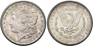 USA - Federazione. Dollaro 1882 S (San ... 