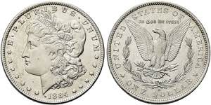USA - Federazione. Dollaro 1884 O (New ... 